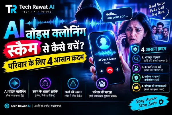 AI वॉइस क्लोनिंग स्कैम से कैसे बचें: परिवार के लिए 4 आसान क़दम